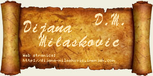 Dijana Milašković vizit kartica